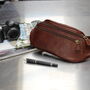 Luxury Italian Leather Bum Bag. 'The Centolla', thumbnail 1 of 12