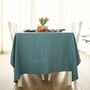 Stone Blue Linen Tablecloth Lara, thumbnail 2 of 4