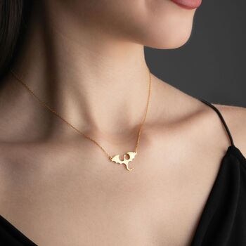 Sterling Silver Dragon Necklace, 5 of 10