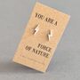 Force Of Nature Lightning Earrings In Sterling Silver, thumbnail 1 of 8