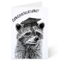Graduation Raccoon Card, thumbnail 2 of 6