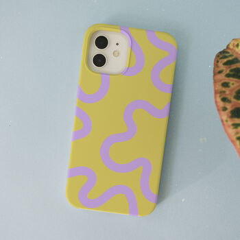 Purple Swirl Eco Friendly Biodegradable Phone Case, 9 of 11
