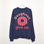Doughnut Give Up Women's Slogan Sweatshirt, thumbnail 3 of 3