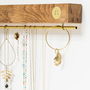 Personalised Oak And Brass Jewellery Stand, thumbnail 5 of 7
