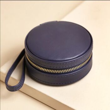 Personalised Mini Round Travel Jewellery Case, 7 of 8