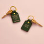 Personalised Zodiac Leather Keyring, thumbnail 2 of 9