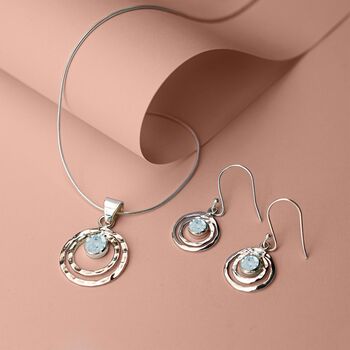 Personalised Birthstone Silver Infinity Universe Necklace, 2 of 12