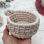 Macrame Kit, Coiled Baskets, Nude, thumbnail 6 of 9