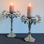 Majestic Silver Stag Candle Holders, thumbnail 1 of 2