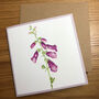 Set Of Four Botanical Art Floral Blank Cards, thumbnail 3 of 6