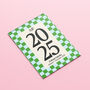 2025 Checkerboard Calendar Blue, thumbnail 2 of 4