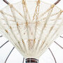 Handmade Balinese Garden Parasol – White Cotton, thumbnail 4 of 4