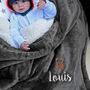 Personalised Sherpa Baby Blanket, thumbnail 2 of 6