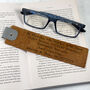 Three Years And Counting Leather Anniversary Bookmark, thumbnail 2 of 7