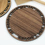 Personalised Wooden Round Tea Or Coffee Coaster, thumbnail 5 of 6