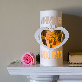 7th Anniversary Copper Photo Paper Lantern, 5 of 5