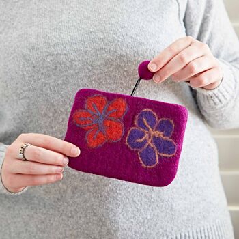 Felted Flower Purse, 2 of 6