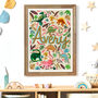 Colourful Dinosaur Name Print Set, thumbnail 6 of 12