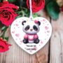 Personalised Panda Love Decoration, thumbnail 1 of 2