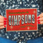 Retro Style Personalised Christmas Cards, thumbnail 2 of 3