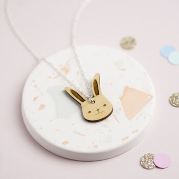 Wooden Bunny Rabbit Necklace, 2 of 10