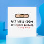 'Silly Billy' Get Well Soon Card, thumbnail 1 of 2