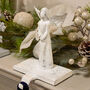 White Angel Christmas Stocking Holder, thumbnail 3 of 7