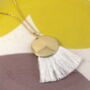 Statement Tassel Necklace, thumbnail 2 of 2