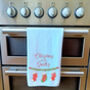 Personalised Family Christmas Tea Towel, thumbnail 3 of 4