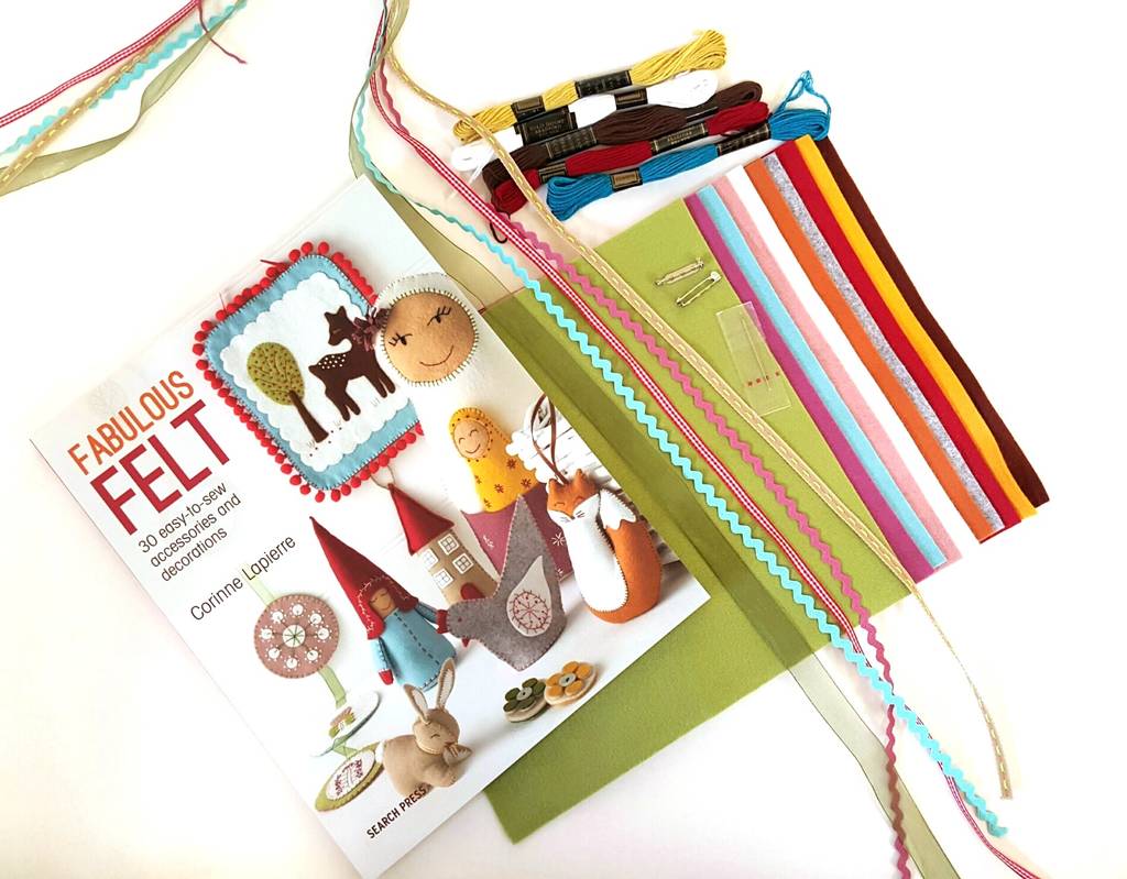 Fabulous Felt Book And Craft Bundle By Corinne Lapierre