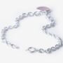 Pink Quartz Amulet Silver Chain Necklace, thumbnail 3 of 5