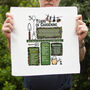 Personalised Years Of Gardening Handkerchief Pair Birthday Gift, thumbnail 2 of 6