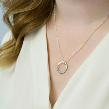 Personalised Organic Circle Necklace, 6 of 12