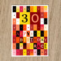 Personalised 30th Birthday Card Age And Name, thumbnail 9 of 10
