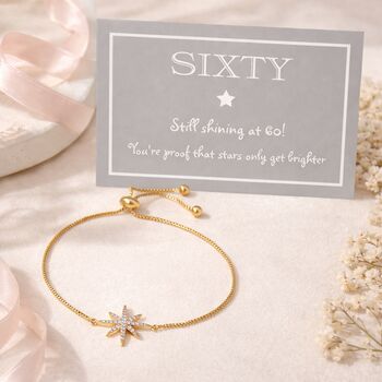 60th Birthday Starburst Bracelet, 5 of 8