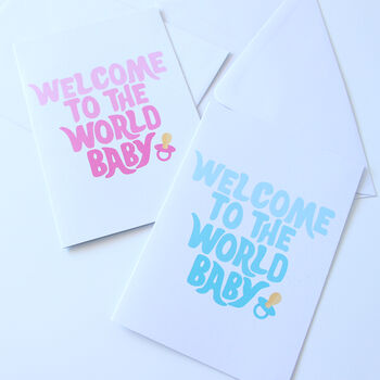 Welcome To The World Baby Greeting Card, 3 of 5