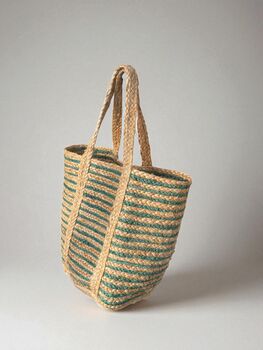 Jute Basket Tote Bag, Three Colours Available, 8 of 8