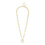 Engraved Paperclip Chain Necklace, thumbnail 5 of 6