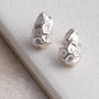 Sterling Silver Molten Drop Studs, thumbnail 3 of 5