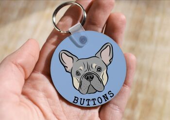 French Bulldog Keyring, 2 of 6