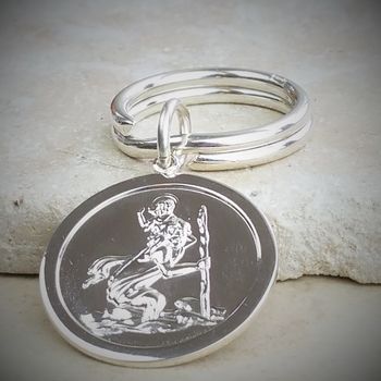 Personalised Saint St Christopher Key Ring, 5 of 8