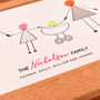 Personalised Family Button Print Unframed, thumbnail 5 of 12