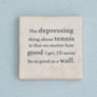 Set Of Four Ceramic Famous Tennis Quotes Coasters, thumbnail 5 of 8