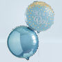 Personalised Bertie Bear With Welcome Baby Balloons, thumbnail 6 of 10