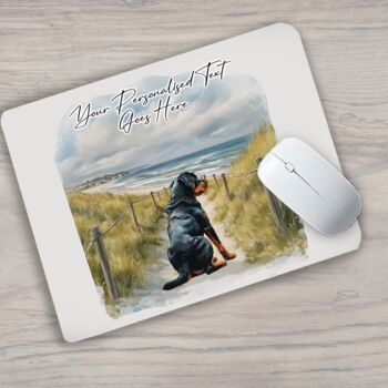 Personalised Rottweiler Dog Beach Walk Collection, 5 of 8