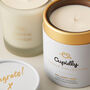 Congrats! X Luxury Soy Candle | Engagement, Celebration Or Congratulations Gift For The Couple, thumbnail 3 of 5