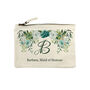 Monogrammed Floral Makeup Bag, thumbnail 10 of 12