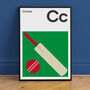 Cricket Posters And Prints, Colourful Wall Art, thumbnail 1 of 5
