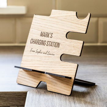Personalised Multi Accessory Charging Station Stand, 4 of 6