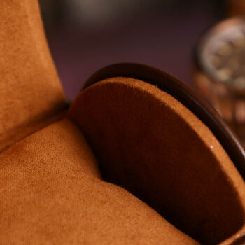 Personalised Luxury Deep Brown Travel Watch Box, 5 of 7